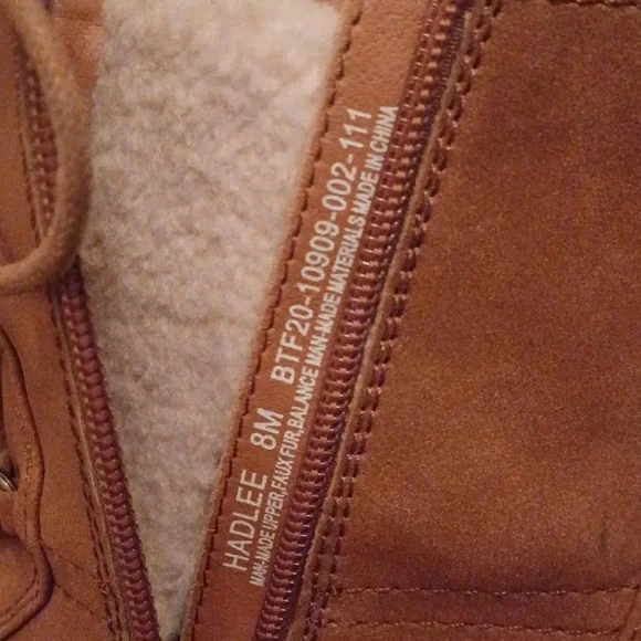 Baretraps Hadlee Faux Suede Lace Up and Zip Up Boots - Size 8 - New With Box - Picture 5 of 8